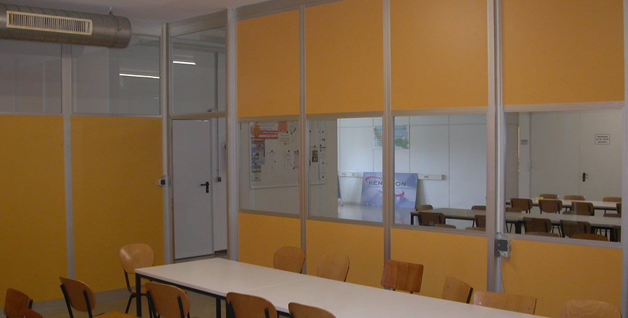Raummtrennwand Einschalig, Trennwände, Raumtrennwände, Bürotrennwände